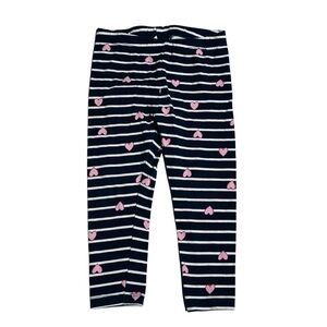 Kids Headquarters Navy‎ and Pink Heart Pajama Bottoms